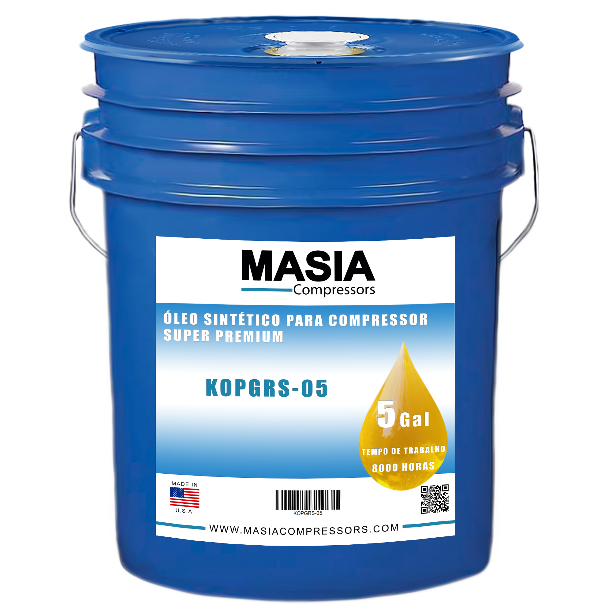 KOPGRS-05 Óleo Sintetico Masia Compressors - (19 Litros)