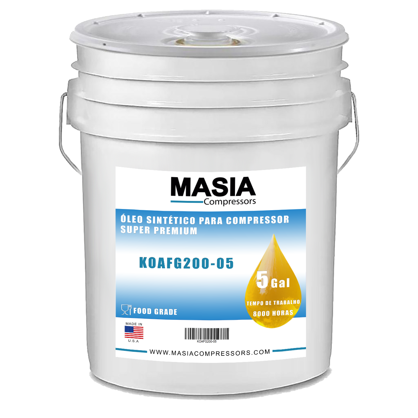 Airlube FG FG Lubrificante Compativel com Elgi - 5 gal