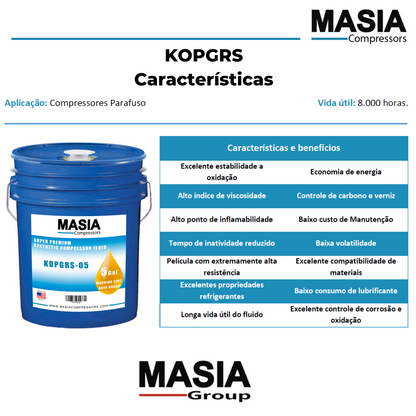 Pallube-32 Oleo Compativel com Sullivan Palatek - 5 galões