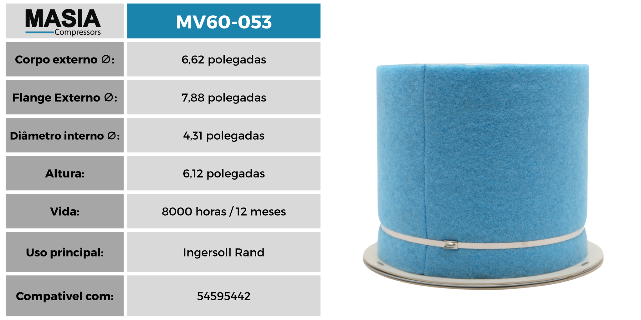 KV60-053 Separador de Ár/Oleo Keltec Technolab