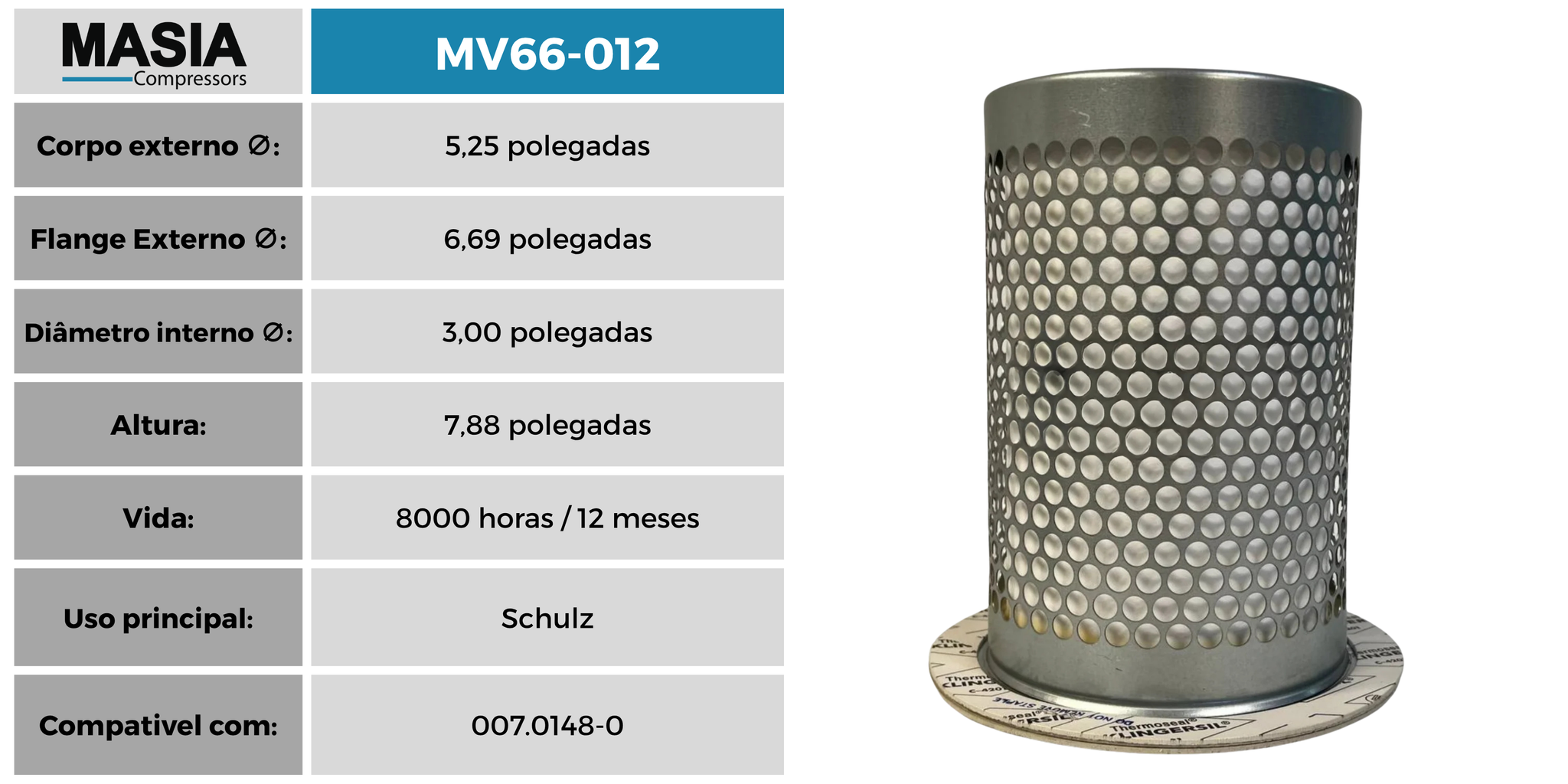 49 301 55 111 Filtro Separador Compativel con Mann Filter